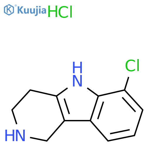 6-Chloro-2,3,4,5-tetrahydro-1H-pyrido4,3-b-indole hydrochloride structure