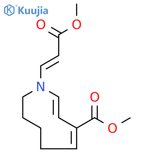 1H-Azonine-4-carboxylic acid, 6,7,8,9-tetrahydro-1-(3-methoxy-3-oxo-1-propenyl)-, methyl ester structure