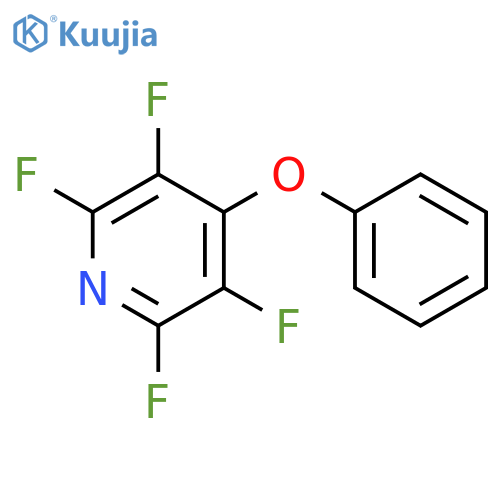Pyridine, 2,3,5,6-tetrafluoro-4-phenoxy- structure