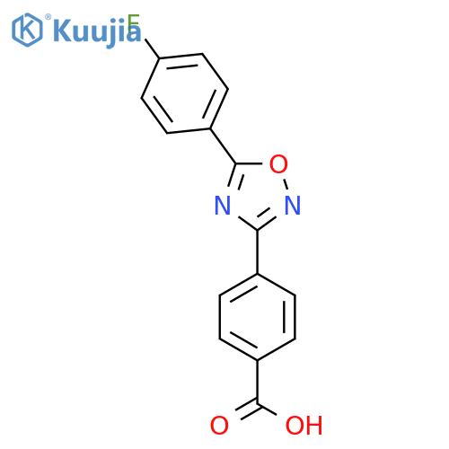 4-5-(4-Fluorophenyl)-1,2,4-oxadiazol-3-ylbenzoic Acid structure