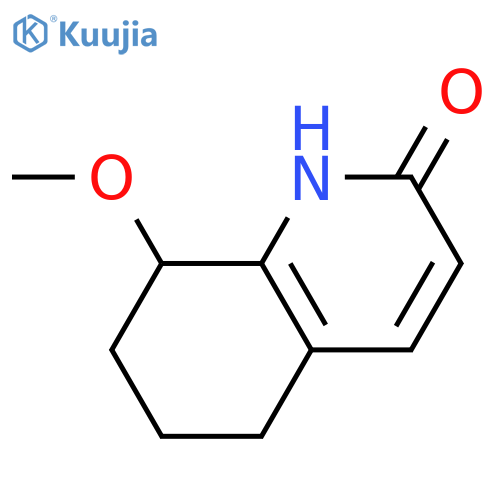5,6,7,8-tetrahydro-8-methoxy-2(1H)-Quinolinone structure