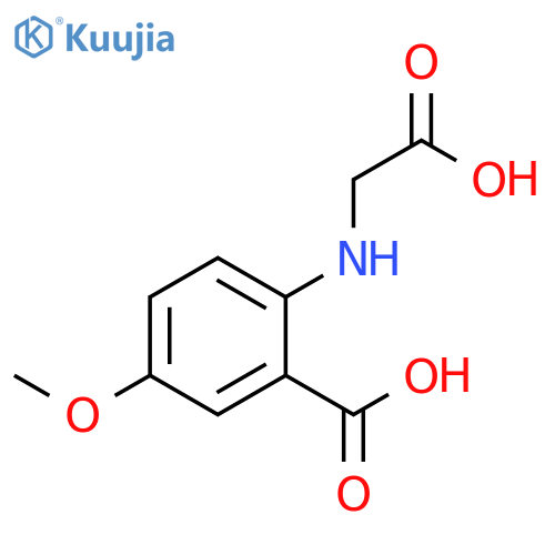 BENZOIC ACID, 2-[(CARBOXYMETHYL)AMINO]-5-METHOXY- structure