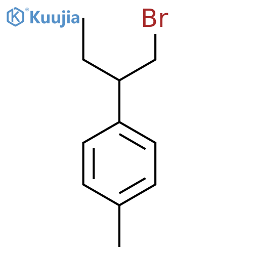 1-(1-Bromobutan-2-yl)-4-methylbenzene structure