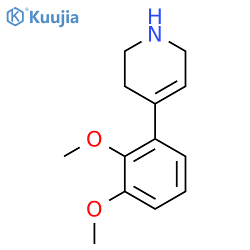 4-(2,3-Dimethoxyphenyl)-1,2,3,6-tetrahydropyridine structure