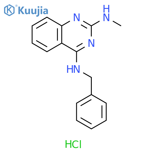 N4-benzyl-N2-methylquinazoline-2,4-diamine hydrochloride structure