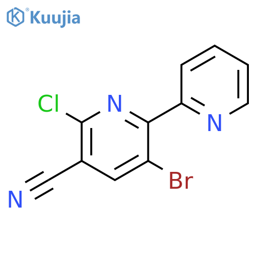 3-Bromo-6-chloro-2,2'-bipyridine-5-carbonitrile structure