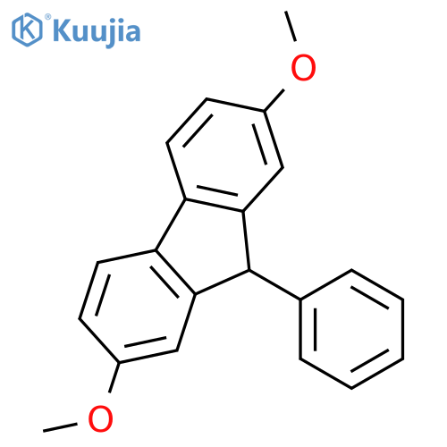 9H-FLUORENE, 2,7-DIMETHOXY-9-PHENYL- structure