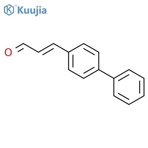 3-(4-phenylphenyl)prop-2-enal structure