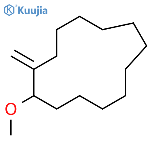 1-methoxy-2-methylidenecyclotridecane structure