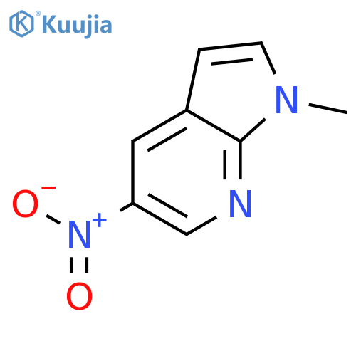 1-Methyl-5-nitro-1H-pyrrolo[2,3-b]pyridine structure