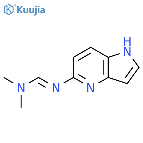 N,N-Dimethyl-N'-1H-pyrrolo3,2-bpyridine-5-yl-methanimidamide structure