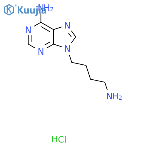 9-(4-Aminobutyl)-9H-purin-6-amine hydrochloride structure