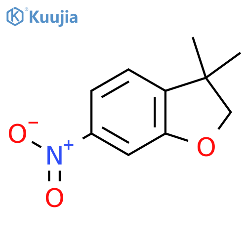 3,3-Dimethyl-6-nitro-2,3-dihydro-benzofuran structure