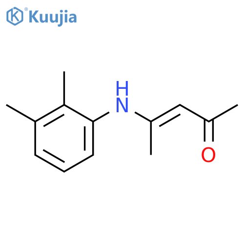 3-Penten-2-one, 4-[(2,3-dimethylphenyl)amino]- structure