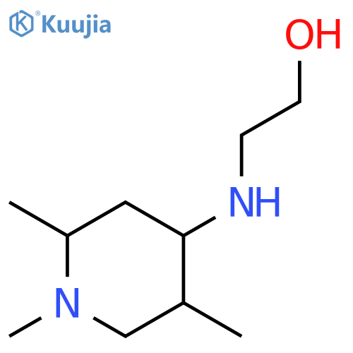 2-[(1,2,5-trimethylpiperidin-4-yl)amino]ethan-1-ol structure