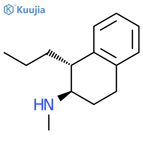 2-Naphthalenamine, 1,2,3,4-tetrahydro-N-methyl-1-propyl-, trans- structure