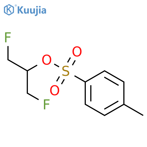 1,3-difluoropropan-2-yl 4-methylbenzene-1-sulfonate structure