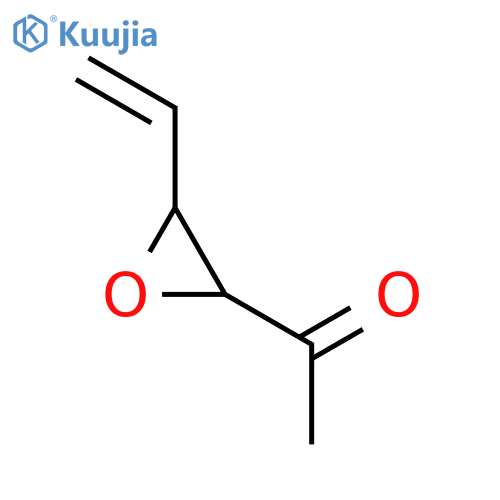 Ethanone,1-(3-ethenyl-2-oxiranyl)- structure