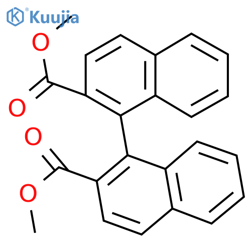 S-[1,1'-Binaphthalene]-2,2'-dicarboxylic acid 2,2'-dimethyl ester structure