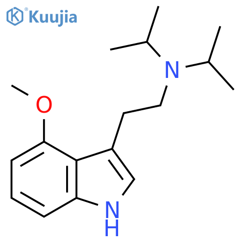 4-Methoxy-N,N-diisopropyl Tryptamine structure