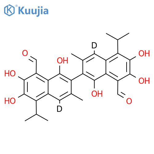 Gossypol-d2 structure