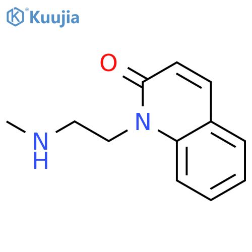 2(1H)-Quinolinone,1-[2-(methylamino)ethyl]- structure