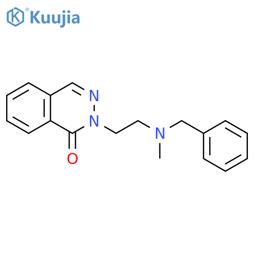 1(2H)-Phthalazinone, 2-[2-[methyl(phenylmethyl)amino]ethyl]- structure