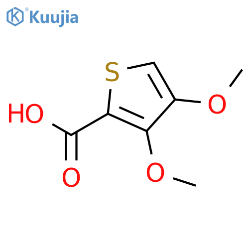 3,4-dimethoxythiophene-2-carboxylic acid structure