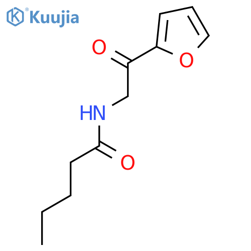 Pentanamide, N-[2-(2-furanyl)-2-oxoethyl]- structure