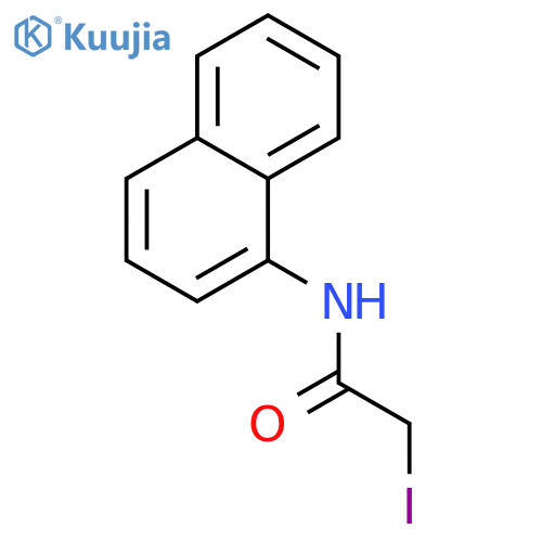Acetamide,2-iodo-N-1-naphthalenyl- structure