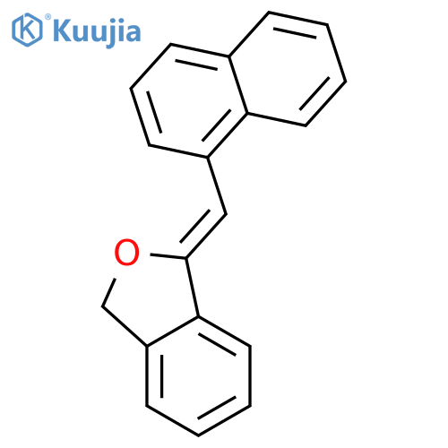 3-(naphthalen-1-ylmethylidene)-1H-2-benzofuran structure