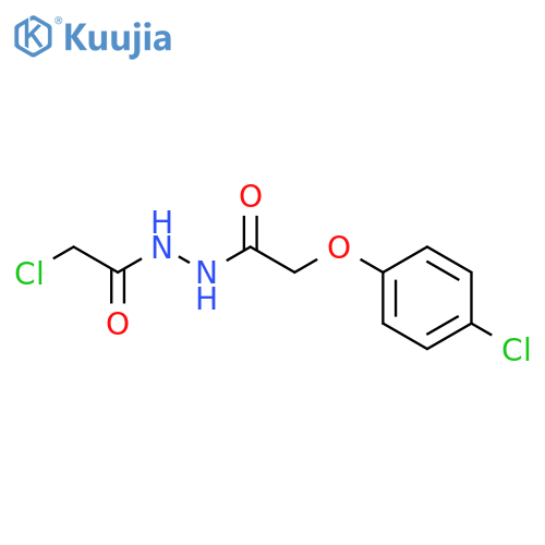 N'-(2-Chloroacetyl)-2-(4-chlorophenoxy)acetohydrazide structure