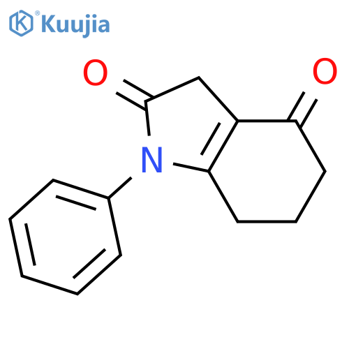 1-phenyl-3,5,6,7-tetrahydroindole-2,4-dione structure