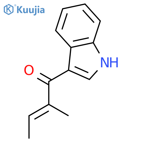 2-Buten-1-one, 1-(1H-indol-3-yl)-2-methyl- structure