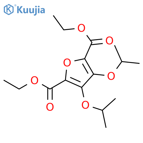 2,5-FURANDICARBOXYLIC ACID, 3,4-BIS(1-METHYLETHOXY)-, DIETHYL ESTER structure