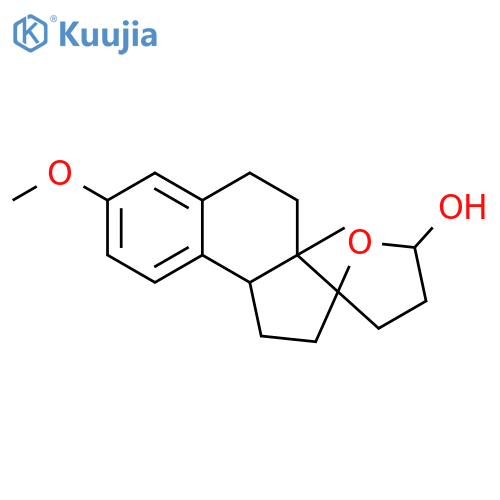 Spiro[3H-benz[e]indene-3,2'(3'H)-furan]-5'-ol, 1,2,3a,4,4',5,5',9b-octahydro-7-methoxy-3a-methyl- structure