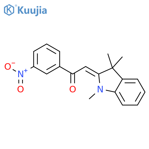 Ethanone, 2-(1,3-dihydro-1,3,3-trimethyl-2H-indol-2-ylidene)-1-(3-nitrophenyl)- structure