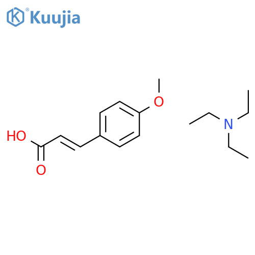 2-Propenoic acid, 3-(4-methoxyphenyl)-, (E)-, compd. with N,N-diethylethanamine (1:1) structure