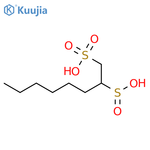 1-Octanesulfonic acid,2-sulfino- structure