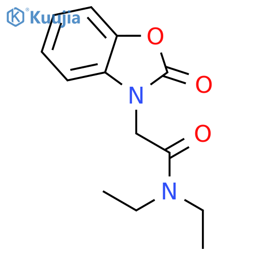 3(2H)-BENZOXAZOLEACETAMIDE, N,N-DIETHYL-2-OXO- structure