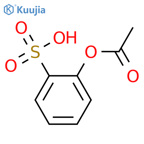 2-acetyloxybenzenesulfonic acid structure