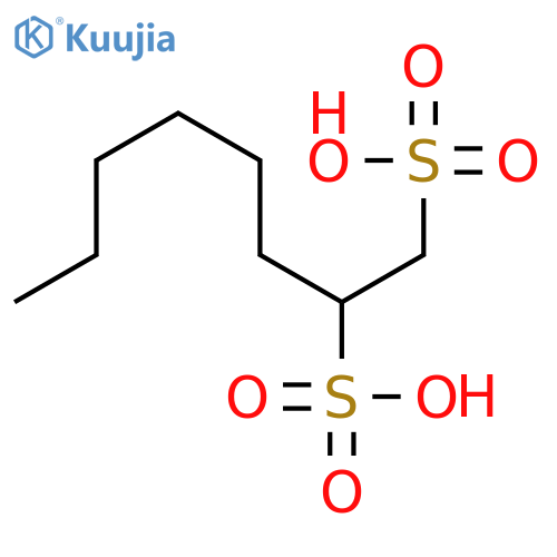 octane-1,2-disulfonic acid structure