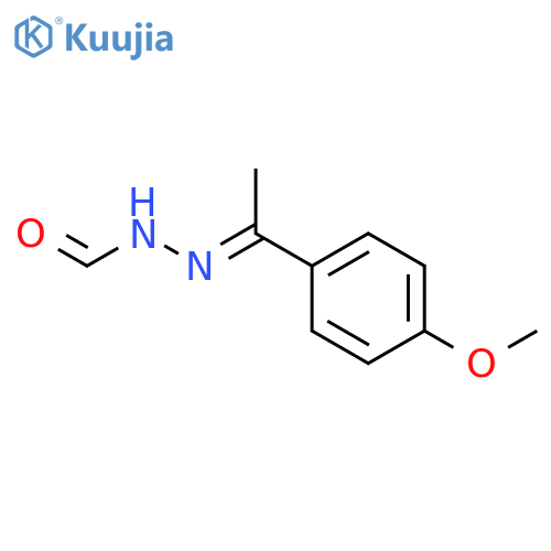 N-[1-(4-methoxyphenyl)ethylideneamino]formamide structure
