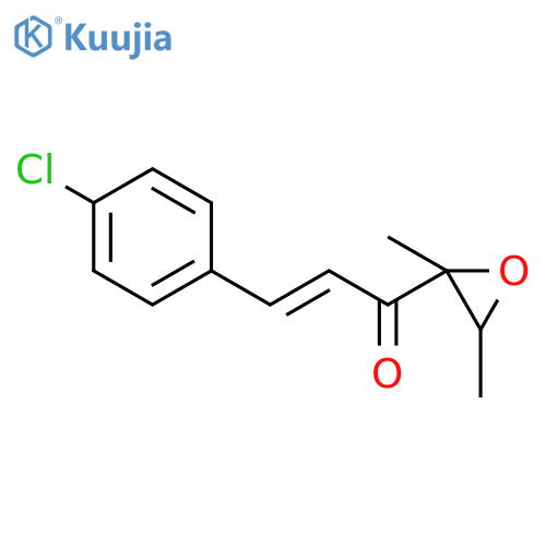2-Propen-1-one, 3-(4-chlorophenyl)-1-(2,3-dimethyloxiranyl)- structure