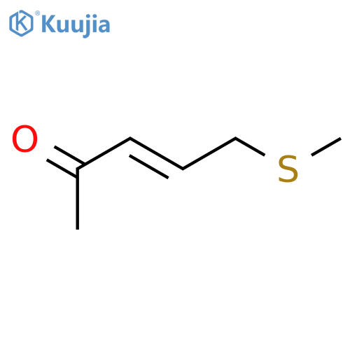 5-(methylsulfanyl)pent-3-en-2-one structure