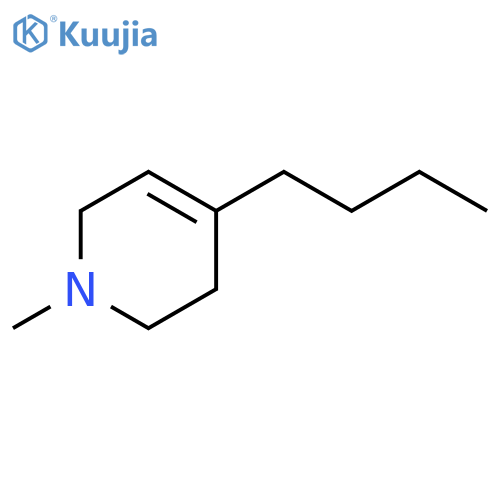 Pyridine, 4-butyl-1,2,3,6-tetrahydro-1-methyl- structure