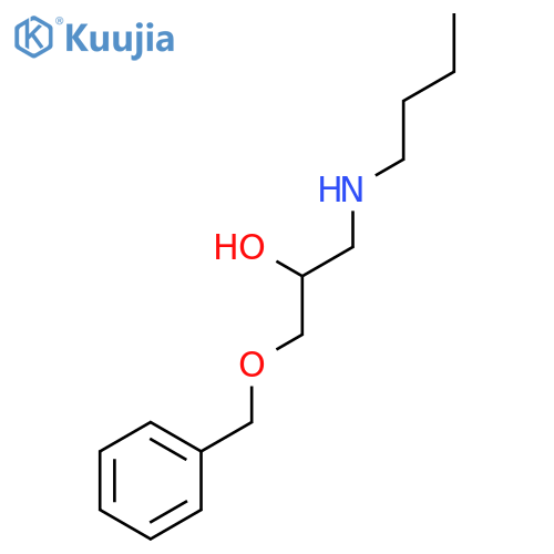 2-Propanol, 1-(butylamino)-3-(phenylmethoxy)-, (±)- structure