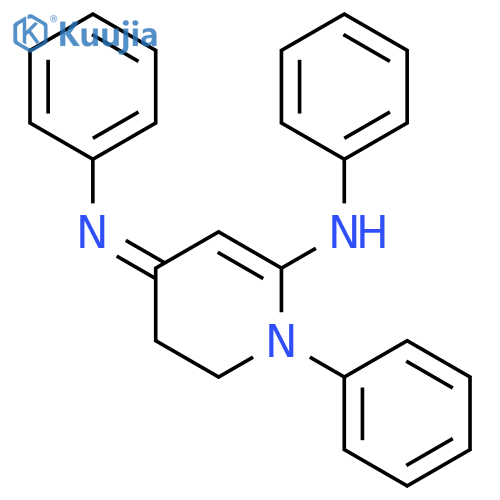 2-Pyridinamine, 1,4,5,6-tetrahydro-N,1-diphenyl-4-(phenylimino)- structure