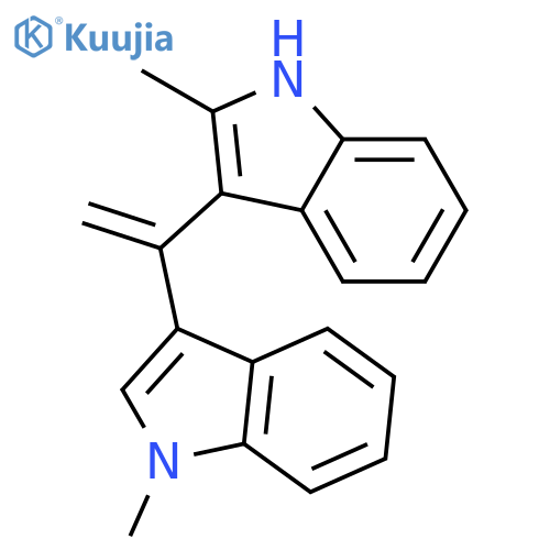 1H-Indole, 1-methyl-3-[1-(2-methyl-1H-indol-3-yl)ethenyl]- structure