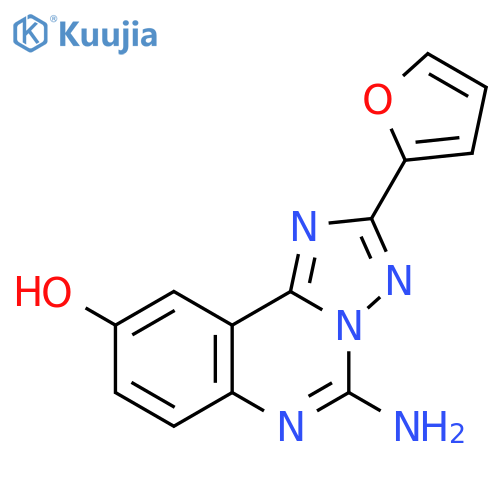 [1,2,4]Triazolo[1,5-c]quinazolin-9-ol, 5-amino-2-(2-furanyl)- structure